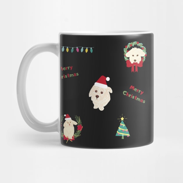 Christmas Dog Sticker Pack by PatternbyNOK